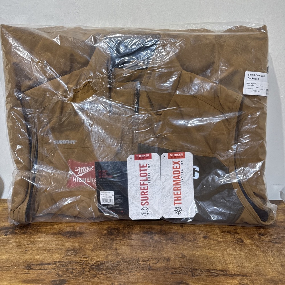 Striker Men Shield Float Vest W/ Sureflote - Duckwood - XLarge Miller High Life